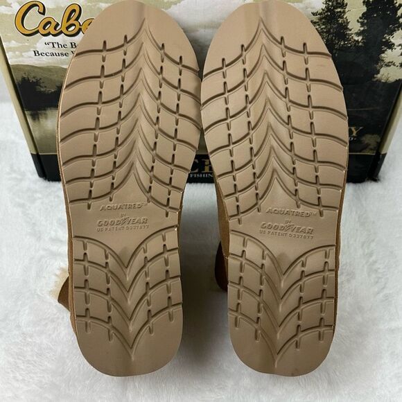 Cabela’s women’s sheepskin cocoa loungers size 9 - Picture 8 of 15